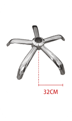 電鍍鐵質五爪腳架　32CM