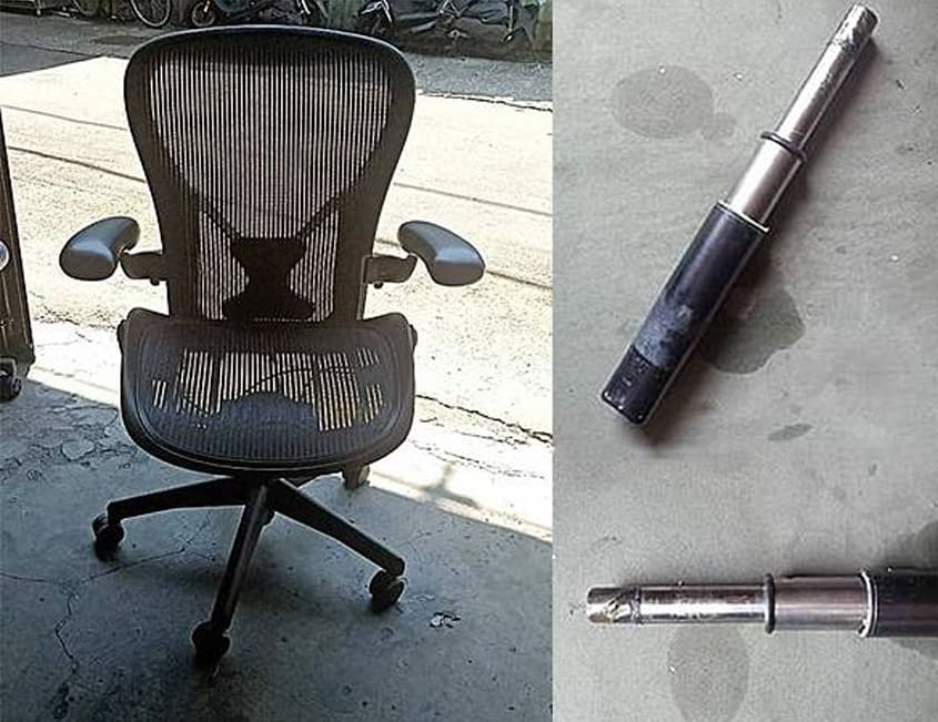 Herman Miller Aeron 更換氣壓棒