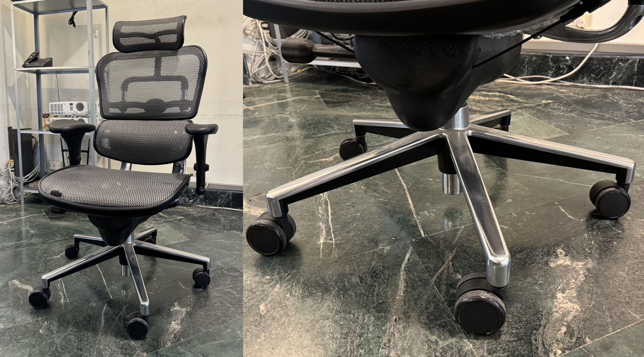 人體工學椅輪子損壞