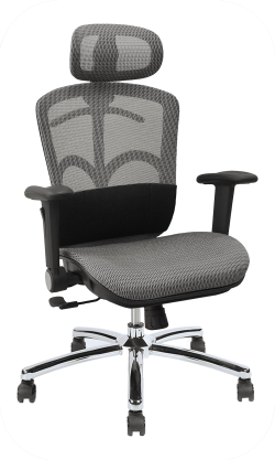 氣墊腰靠透氣全網椅 8006