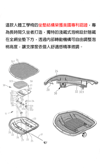 特級人體工學全網椅 7011