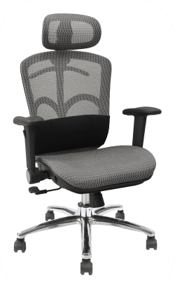 氣墊腰靠透氣全網椅 8006