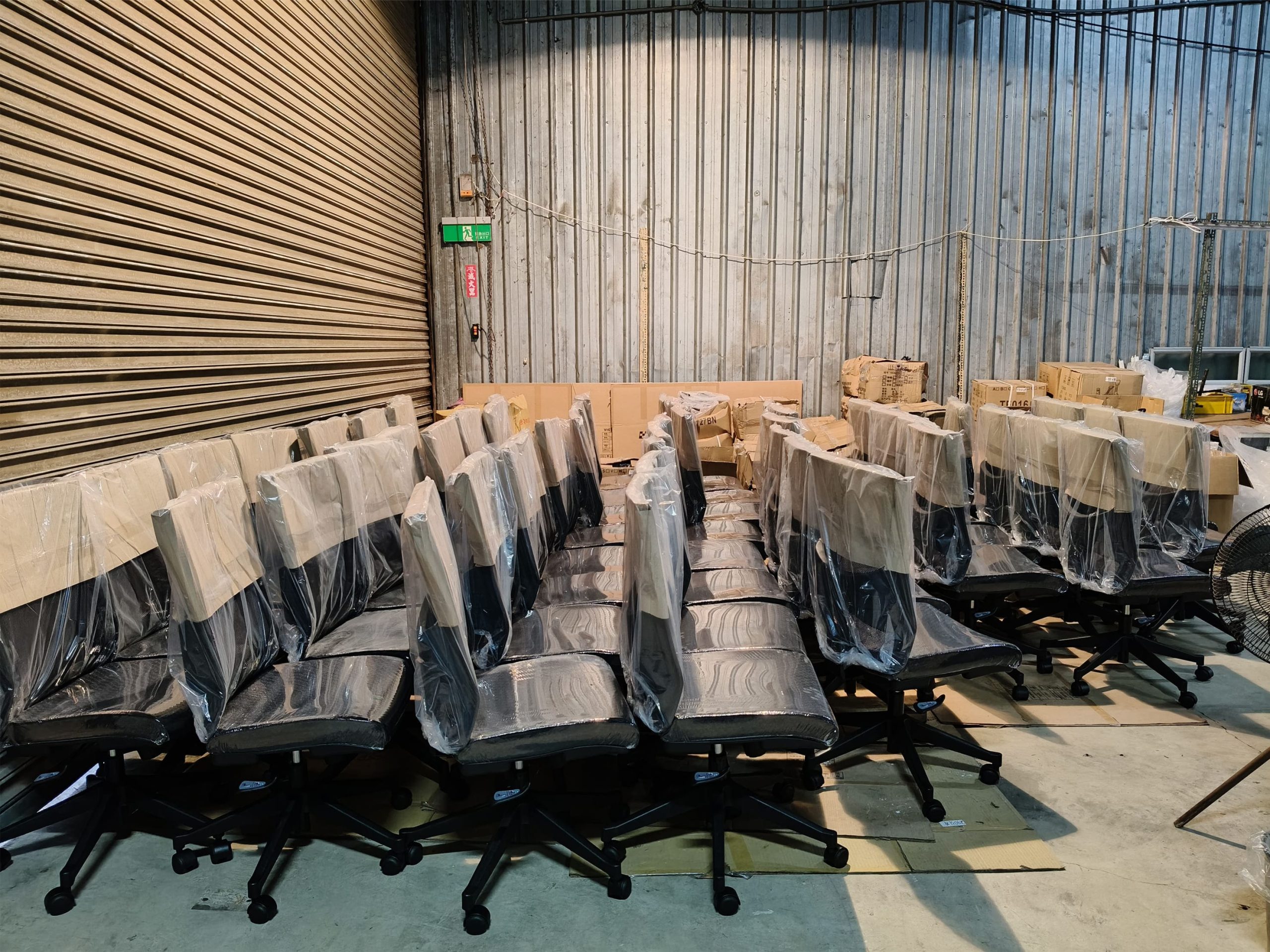 高級辦公椅 9012G出貨紀錄